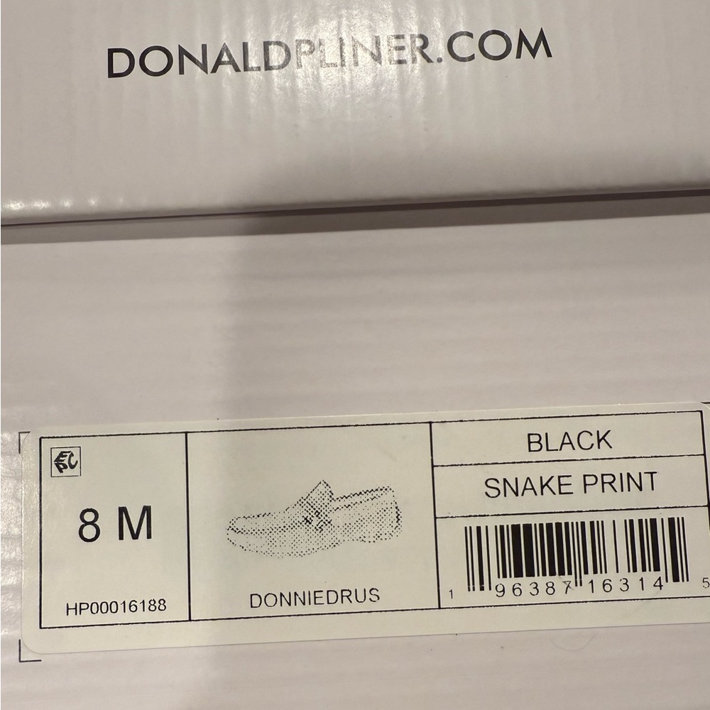 Donald J. Pliner Black Textured Loafers - Picture 5 of 8